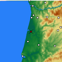 Nearby Forecast Locations - Aveiro - Map