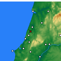 Nearby Forecast Locations - Marinha Grande - Map