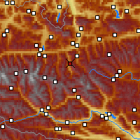 Nearby Forecast Locations - Bad Gastein - Map