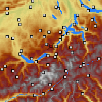 Nearby Forecast Locations - Stöckalp - Map