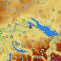 Nearby Forecast Locations - Homburg - Map