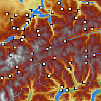 Nearby Forecast Locations - Naetschen - Map