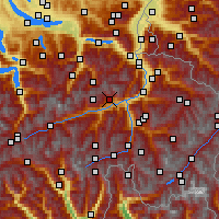 Nearby Forecast Locations - Flims - Map