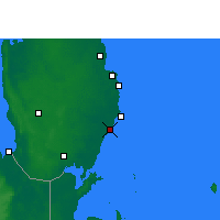 Nearby Forecast Locations - Mesaieed - Map