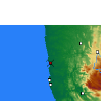 Nearby Forecast Locations - Katunayake - Map