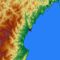 Nearby Forecast Locations - Chongjin - Map