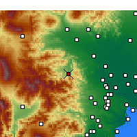 Nearby Forecast Locations - Chichibu - Map