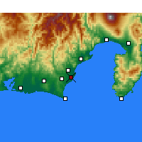 Nearby Forecast Locations - Yaizu - Map