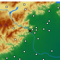 Nearby Forecast Locations - Mentougou - Map