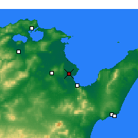 Nearby Forecast Locations - Tunis - Map