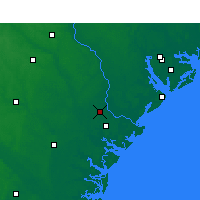 Nearby Forecast Locations - Savannah - Map