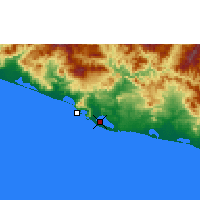 Nearby Forecast Locations - Acapulco - Map