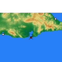 Nearby Forecast Locations - Guant. Bay - Map