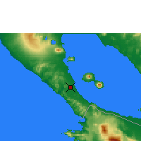 Nearby Forecast Locations - Rivas - Map