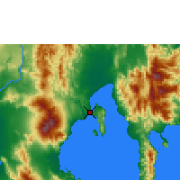 Nearby Forecast Locations - Davao - Map