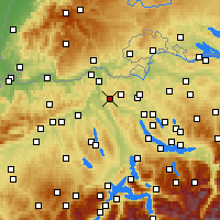 Nearby Forecast Locations - Baden - Map