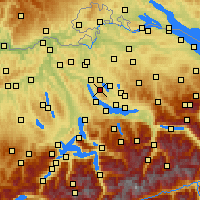 Nearby Forecast Locations - Zumikon - Map