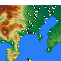 Nearby Forecast Locations - Chigasaki - Map