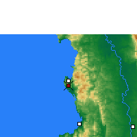 Nearby Forecast Locations - Bahía Solano - Map