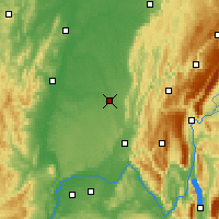 Nearby Forecast Locations - Bourg-en-Bresse - Map