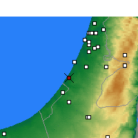 Nearby Forecast Locations - Ashkelon - Map