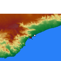Nearby Forecast Locations - Mukalla - Map