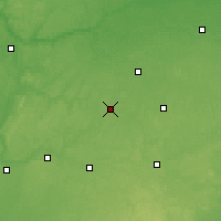 Nearby Forecast Locations - Charlotte - Map