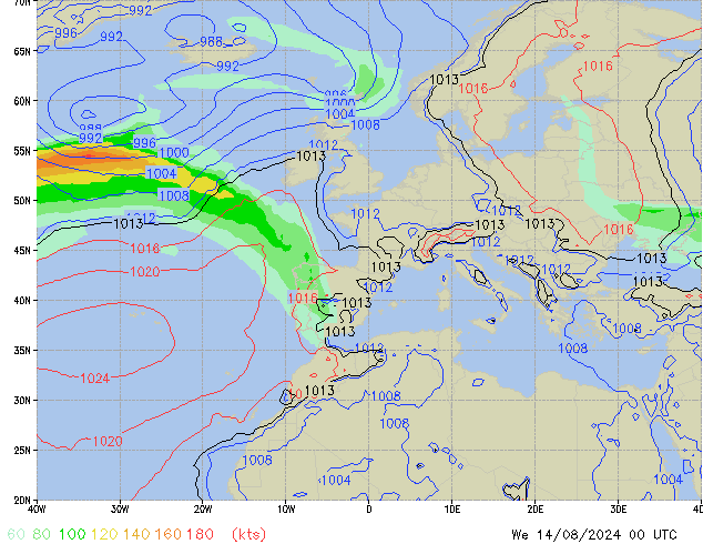 We 14.08.2024 00 UTC