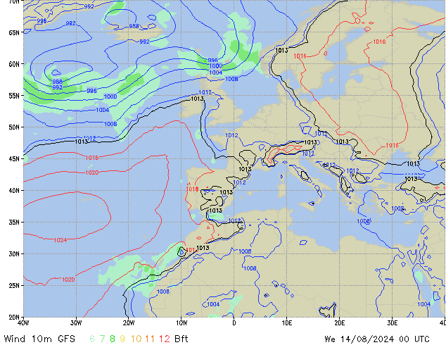 We 14.08.2024 00 UTC