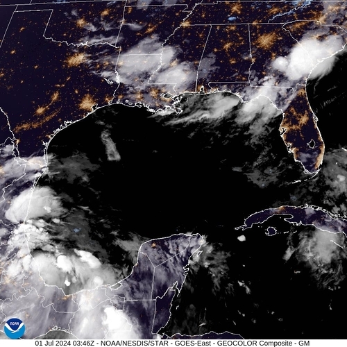 Satellite - Gulf of Mexico - Mo, 01 Jul, 05:46 BST