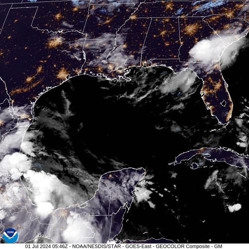 Satellite - Yucatan Strait - Mo, 01 Jul, 07:46 BST