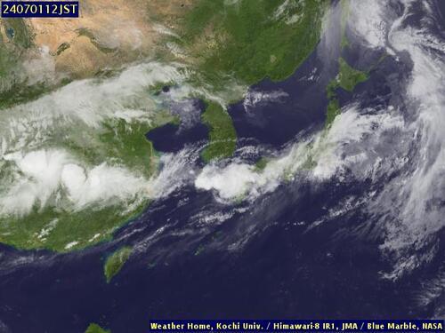 Satellite - East China Sea - Mo, 01 Jul, 06:00 BST
