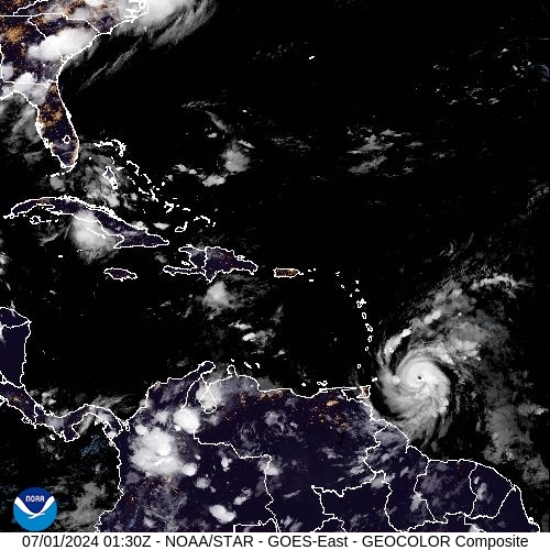 Satellite - Lesser Antilles - Mo, 01 Jul, 03:30 BST