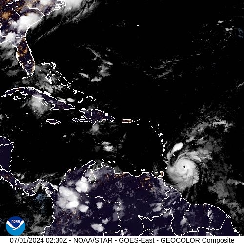 Satellite - Lesser Antilles - Mo, 01 Jul, 04:30 BST