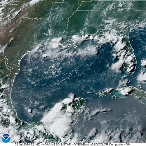 Satellite - Gulf of Mexico - We, 03 Jul, 00:46 BST
