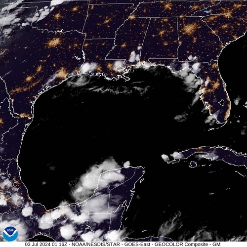 Satellite - Gulf of Mexico - We, 03 Jul, 03:16 BST