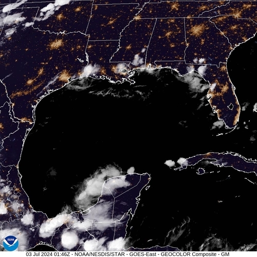 Satellite - Gulf of Mexico - We, 03 Jul, 03:46 BST