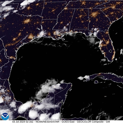 Satellite - Yucatan Strait - We, 03 Jul, 04:16 BST
