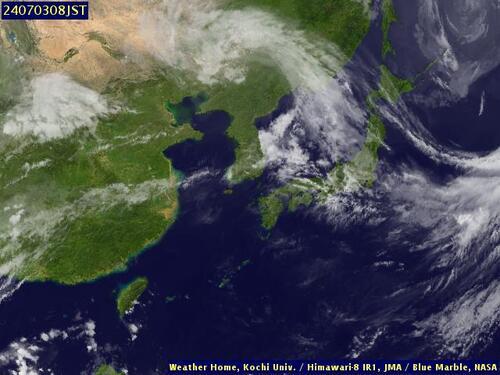 Satellite - East China Sea - We, 03 Jul, 02:00 BST