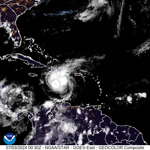 Satellite - Lesser Antilles - We, 03 Jul, 02:30 BST