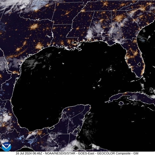 Satellite - Gulf of Mexico - Tu, 16 Jul, 08:46 BST