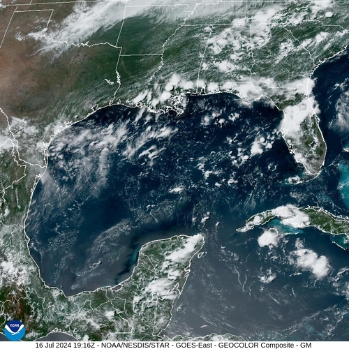Satellite - Gulf of Honduras - Tu, 16 Jul, 21:16 BST