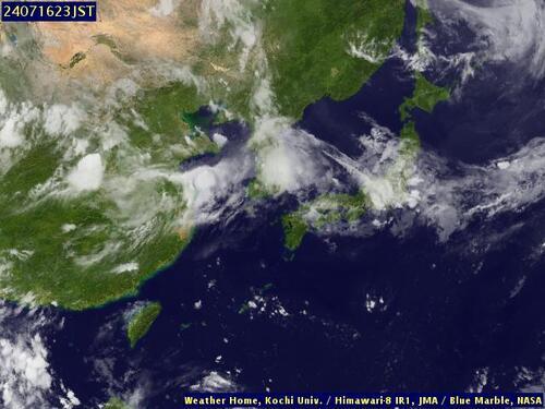Satellite - East China Sea - Tu, 16 Jul, 17:00 BST