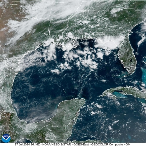 Satellite - Gulf of Honduras - We, 17 Jul, 18:46 BST