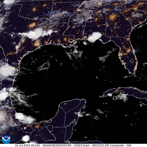 Satellite - Yucatan Strait - Th, 18 Jul, 11:16 BST