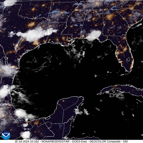 Satellite - Gulf of Honduras - Th, 18 Jul, 12:16 BST