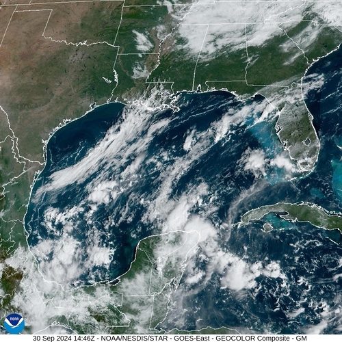 Satellite - Gulf of Honduras - Mo, 30 Sep, 16:46 BST