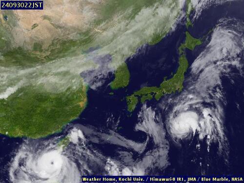 Satellite - East China Sea - Mo, 30 Sep, 16:00 BST