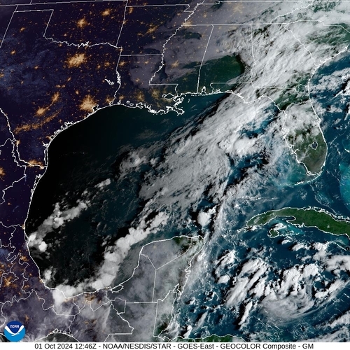 Satellite - Gulf of Honduras - Tu, 01 Oct, 14:46 BST