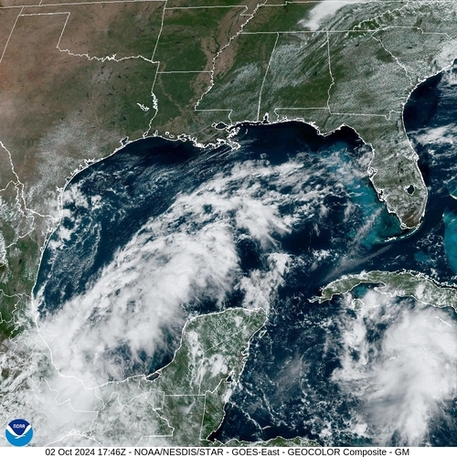 Satellite - Gulf of Mexico - We, 02 Oct, 19:46 BST